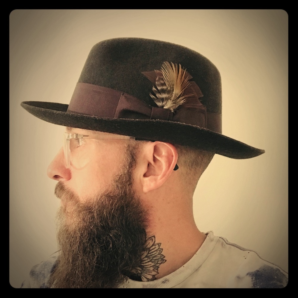 Fedora style hipster hat